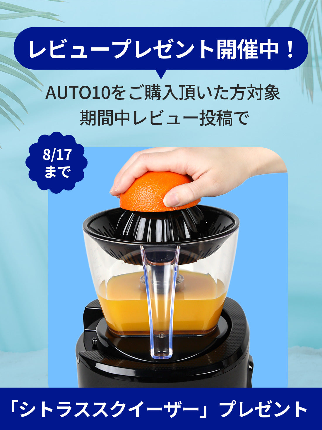 BEST】 AUTO10 スロージューサー
